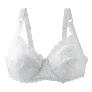 Classic White Lace Push-up Bra, XS